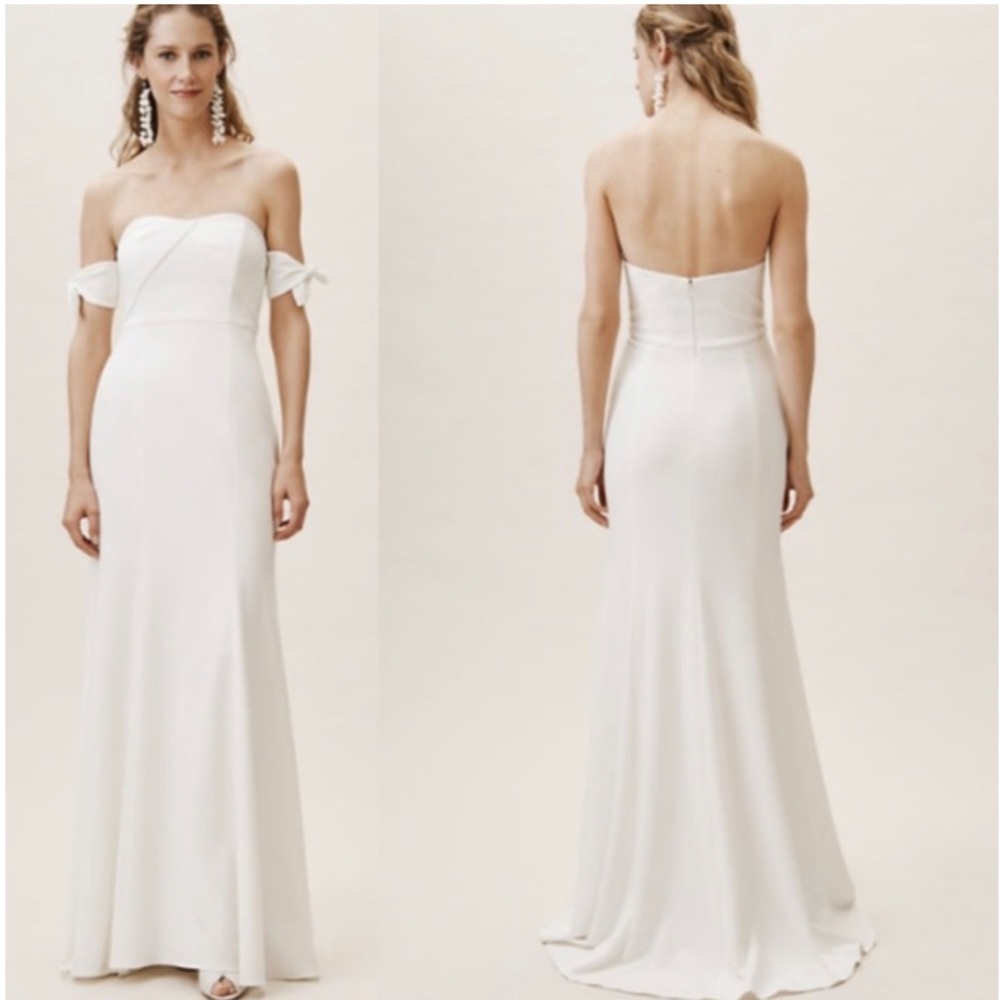 Watters BHLDN Delilah Dress Ivory NWOT